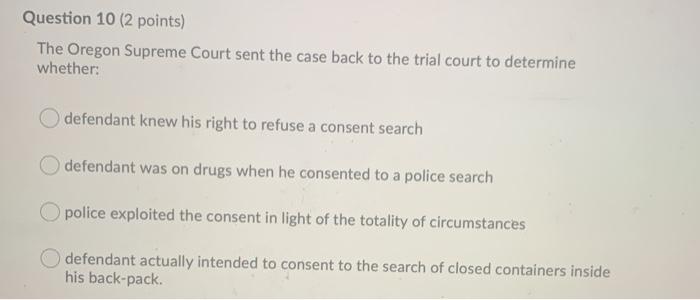 CJA210 CJA210 State v. Blair Question 8 (2