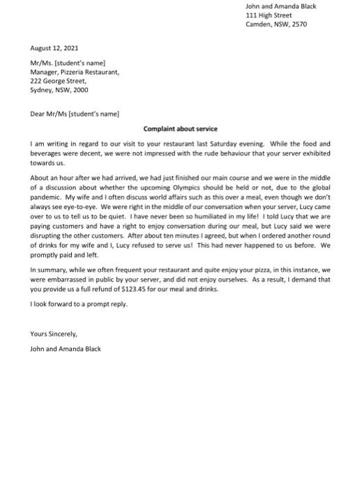 prepare a concluding statement which avoids