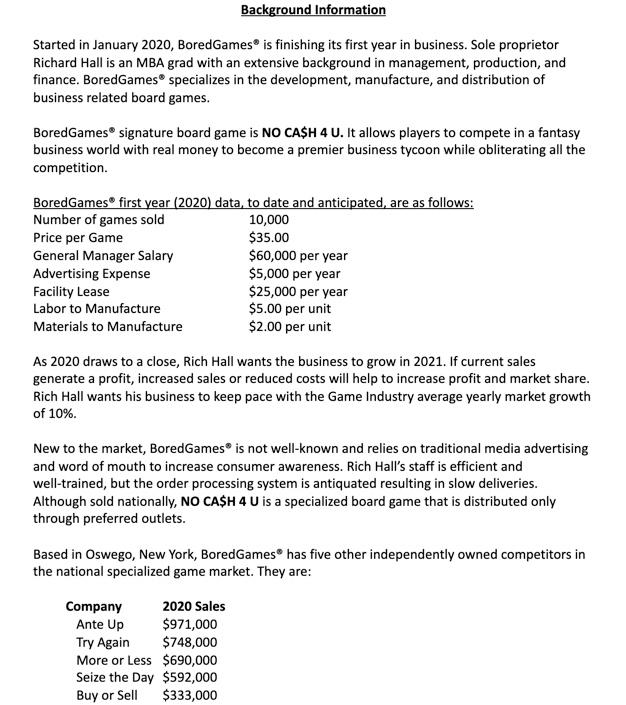 PLEASE ANSWER ALL QUESTIONS Background