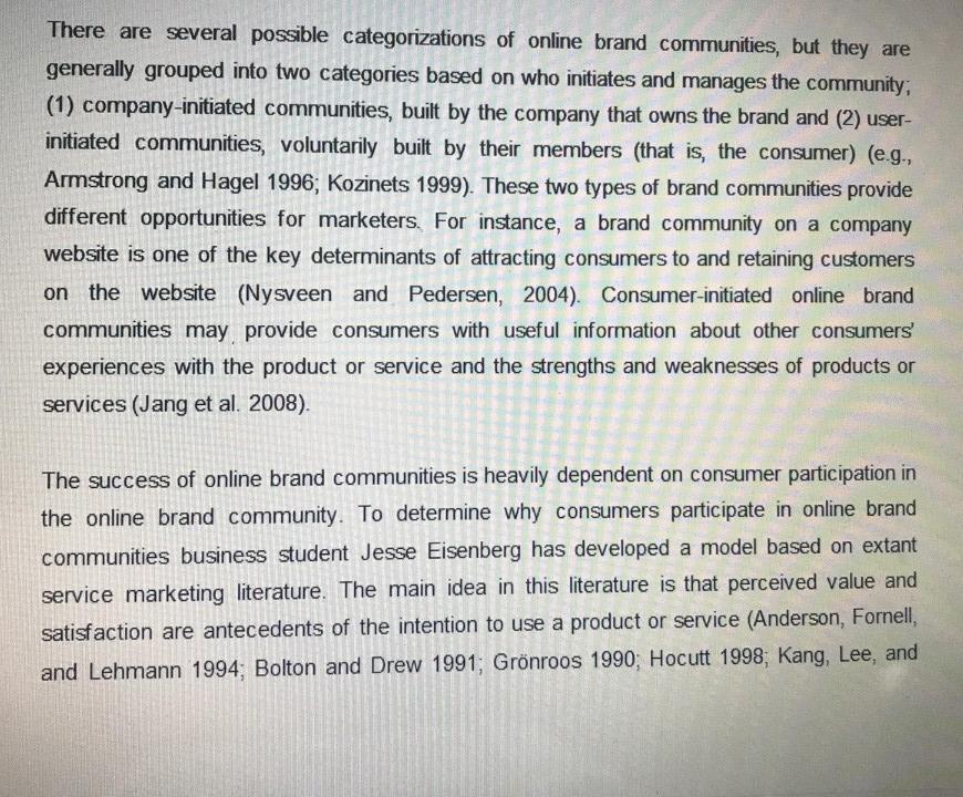 CASE CHAPTERS 4 and 5: THEORETICAL FRAMEWORK AND