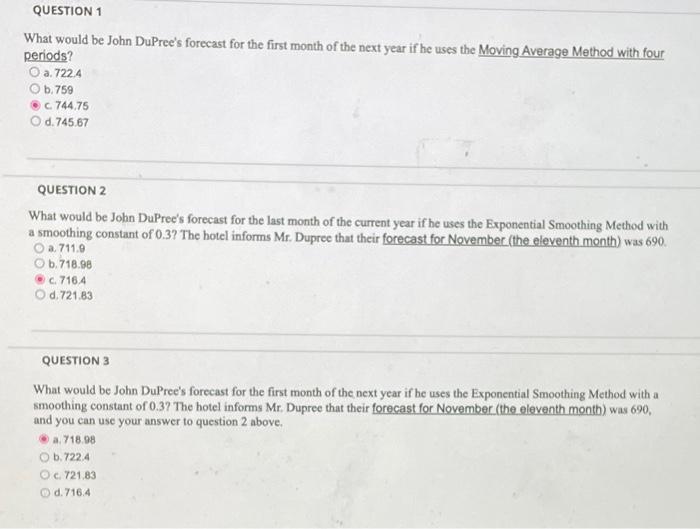 what is #3 and is #1&2 correct? Test Information