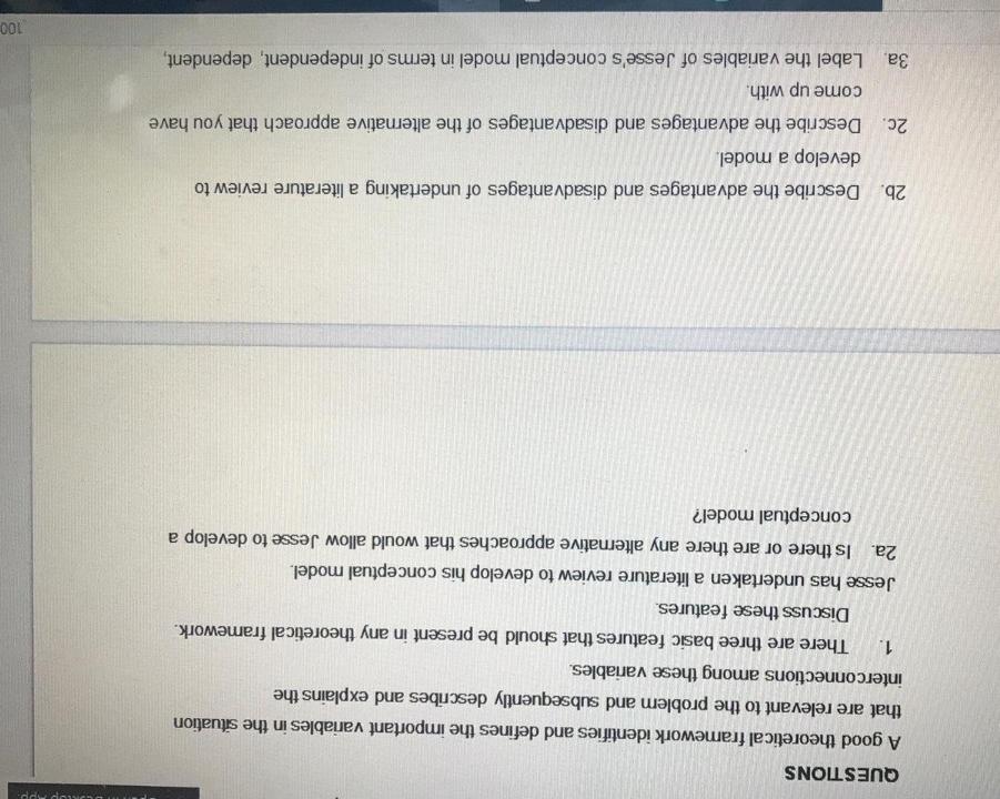 CASE CHAPTERS 4 and 5: THEORETICAL FRAMEWORK AND
