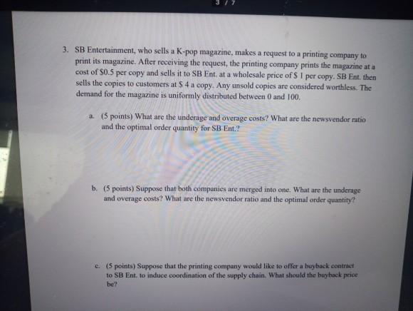 3. SB Entertainment, who sells a K-pop magazine,