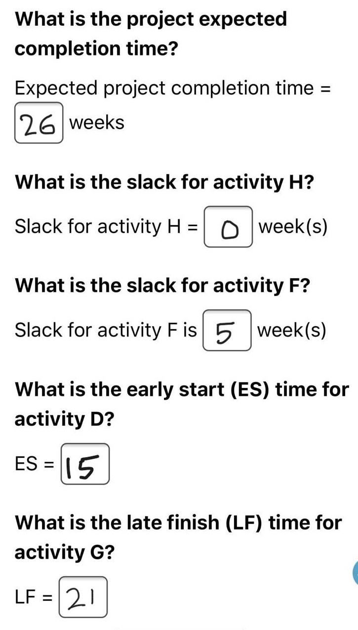 PLEASE SOLVE THE REMAINING PARTS You have been