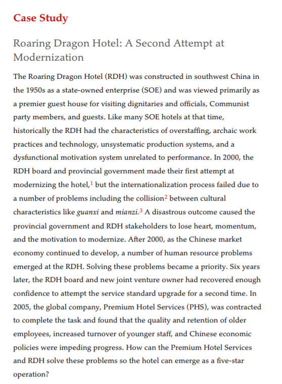 Please summarize the case study and help me