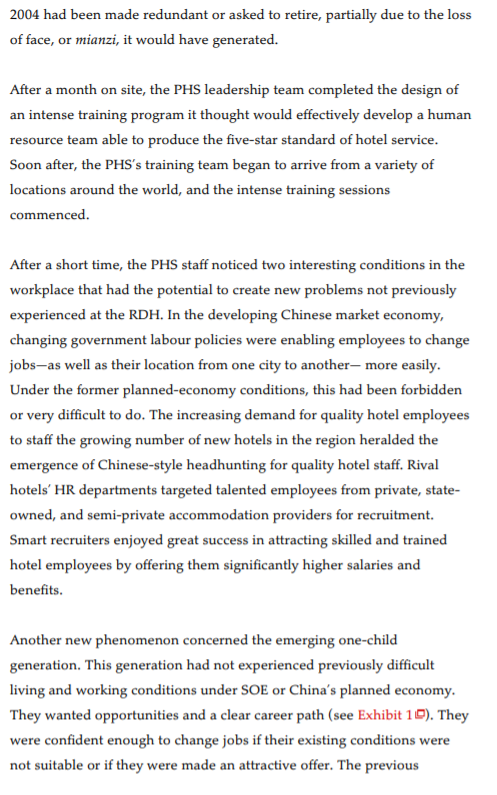 Please summarize the case study and help me