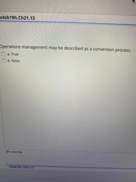 04sb19h.Ch21.13 Operations management may be