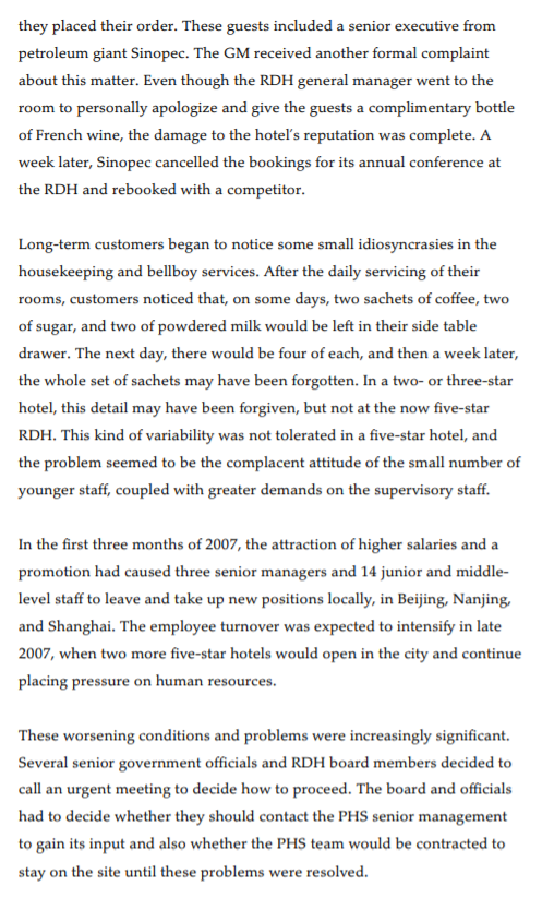 Please summarize the case study and help me