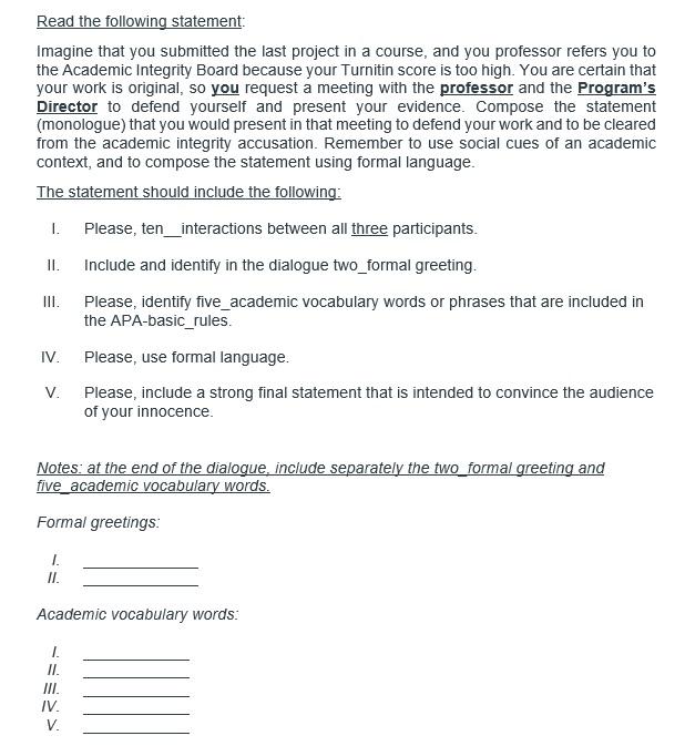 Can you help with a short composition based on a