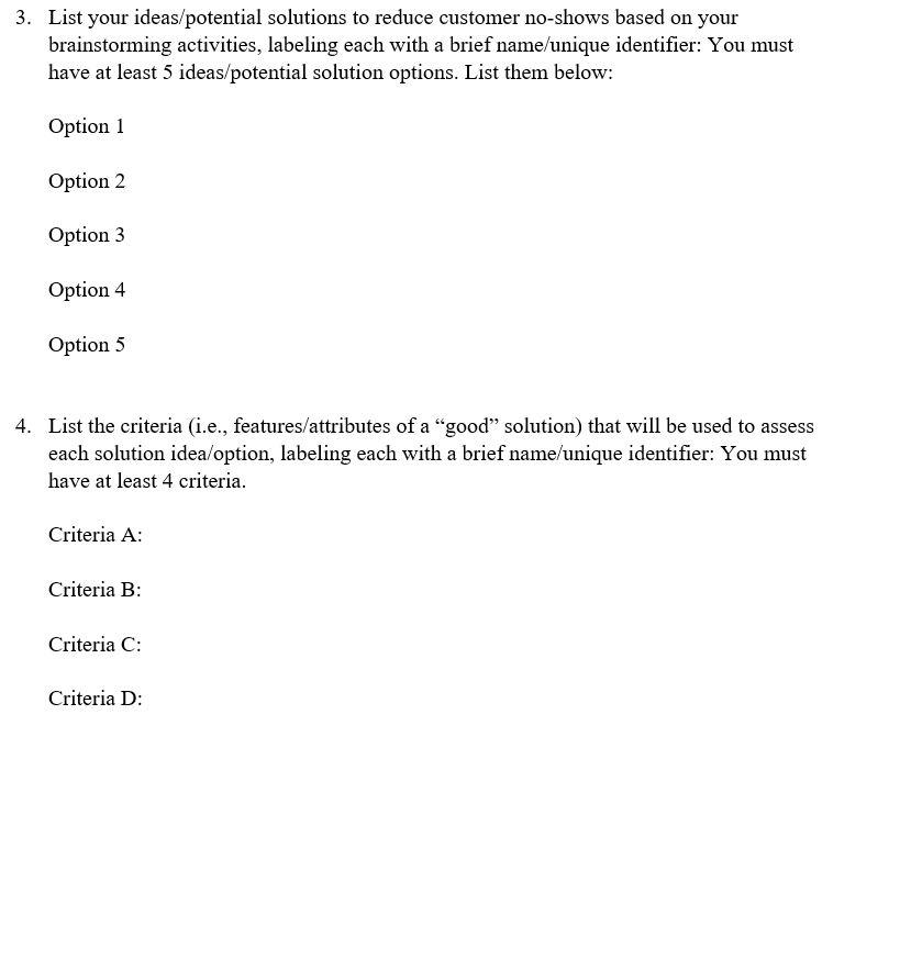 Workshop 7: Prioritization Matrix The tools