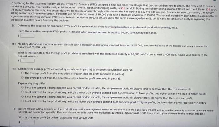 In preparing for the upcoming holiday season,