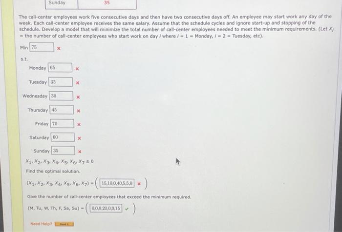 please correct A linear programming computer