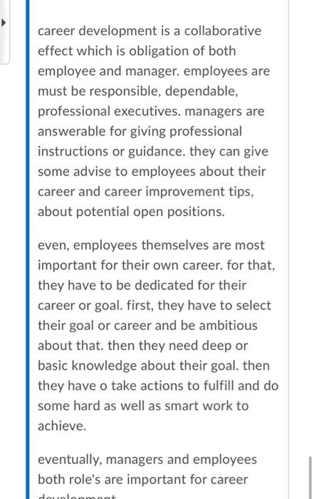 comment on this both diffrently career