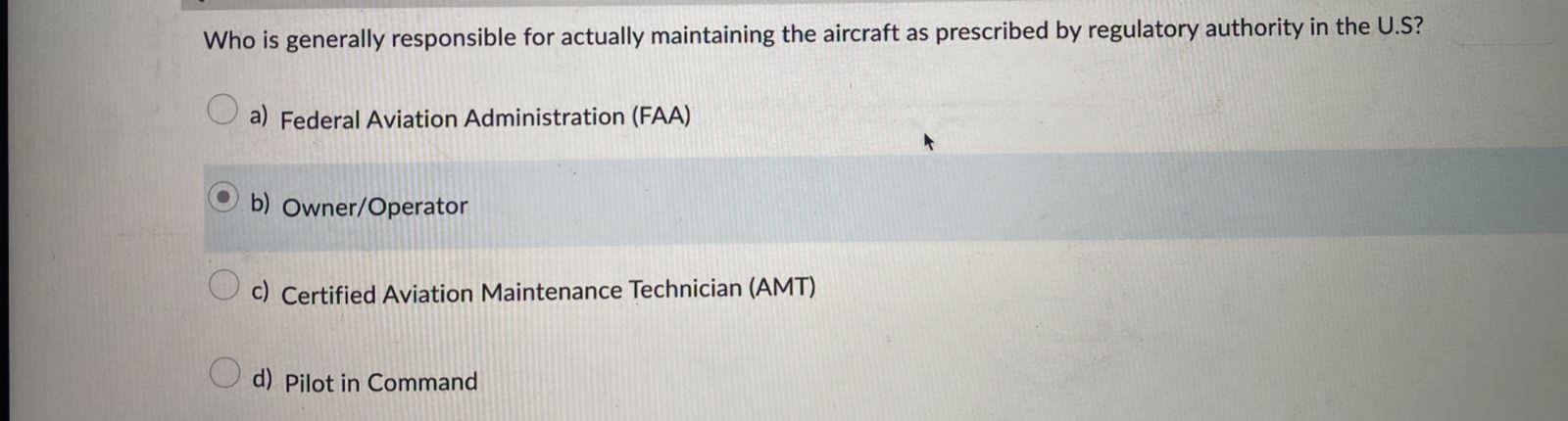 Who is generally responsible for actually