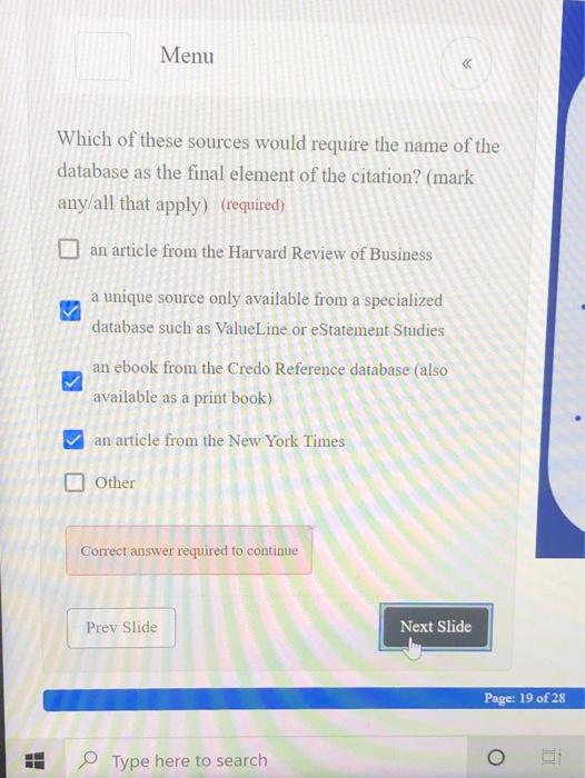 Menu < < Which of these sources would require the