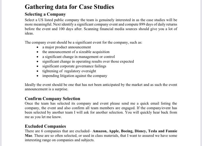 i need a dataset which fulfill these requirements