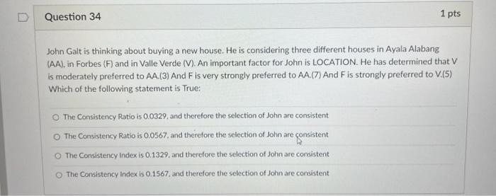 John Galt is thinking about buying a new house.