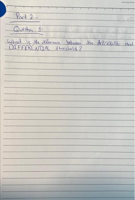 What is the difference between the ABSOLUTE and