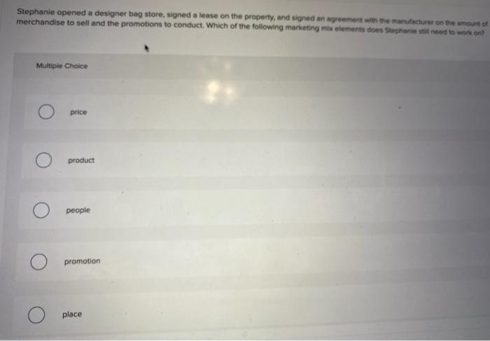 Stephanie opened a designer bag store, signed a