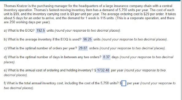 I need help with F Thomas Kratzer is the