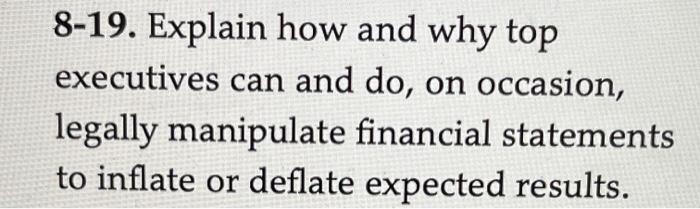 startegic management class 8-19. Explain how and