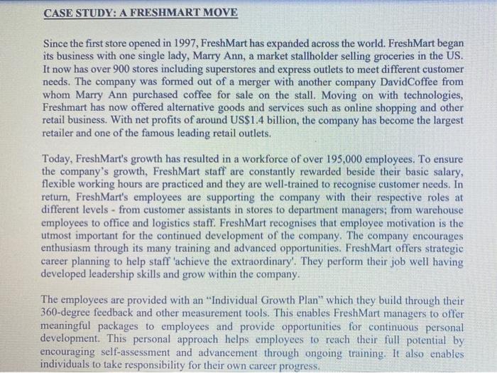 do help me to solve this. urgent CASE STUDY: A