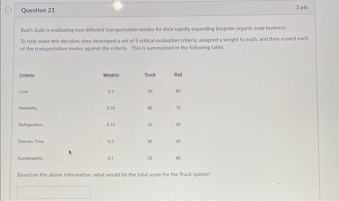 Bud's Suds is evaluating two different