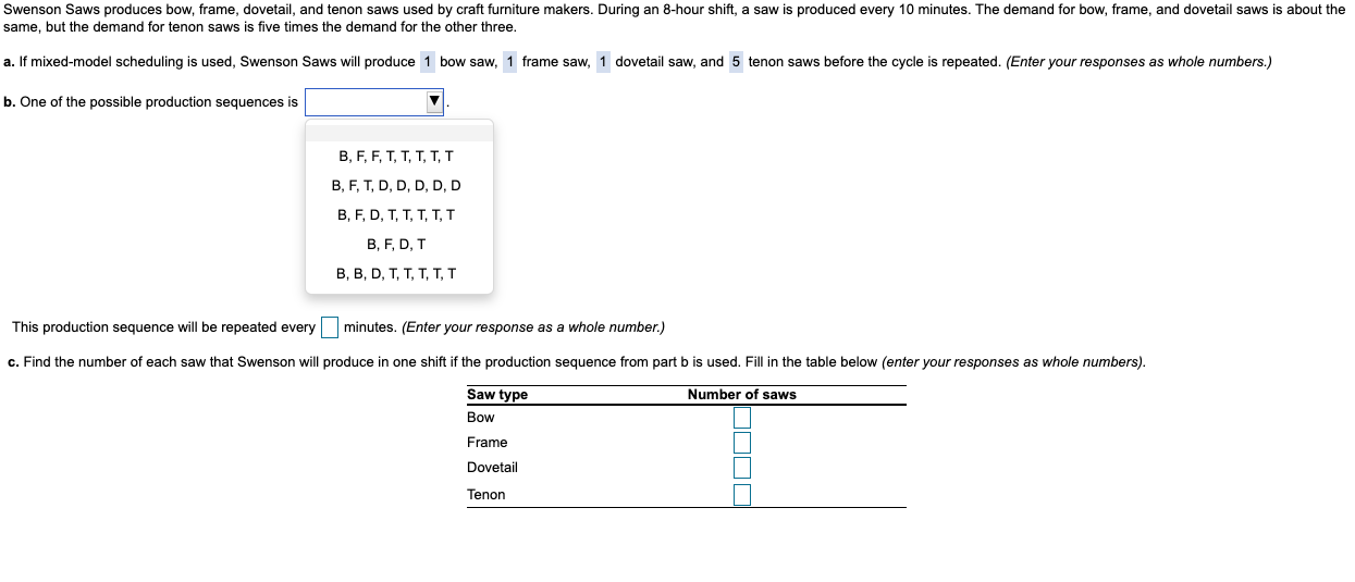 Swenson Saws produces bow, frame, dovetail, and
