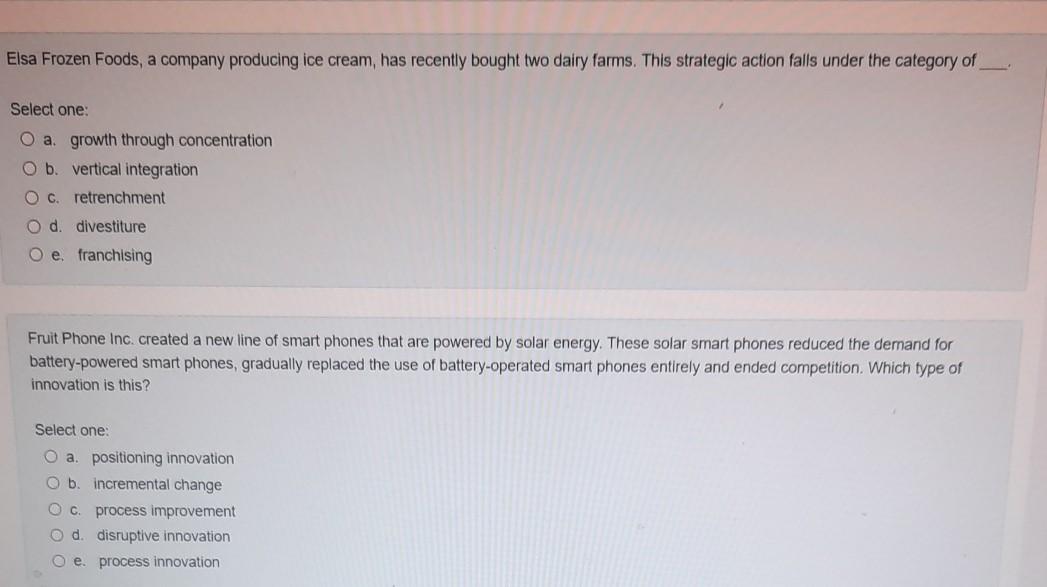 Elsa Frozen Foods, a company producing ice cream,