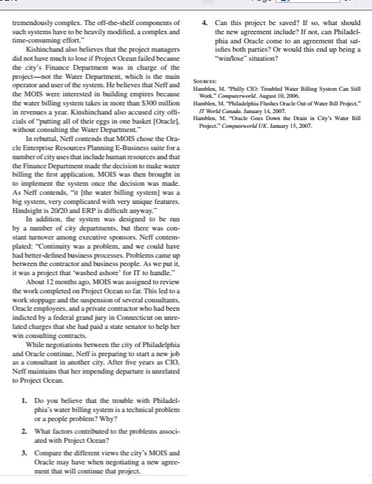 CASE STUDIES Project Ocean-The Troubled Water