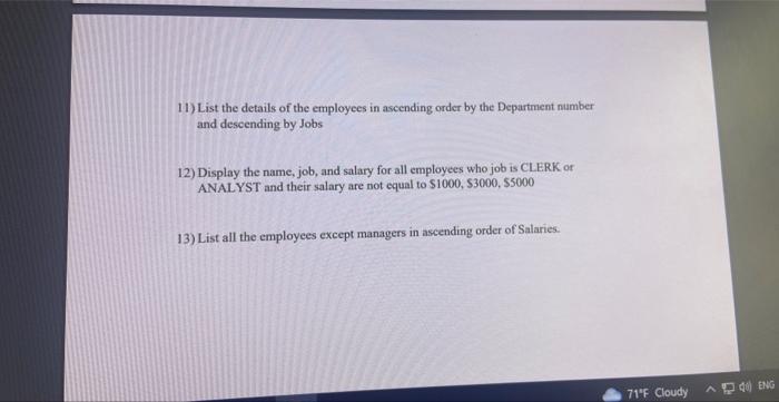 sql Understand the Basic structure of select