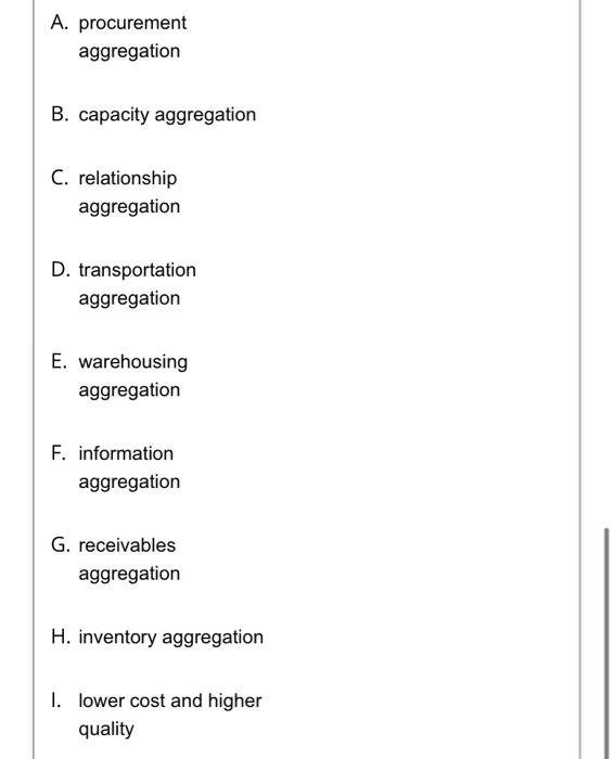 Match Column A (descriptions or examples) with