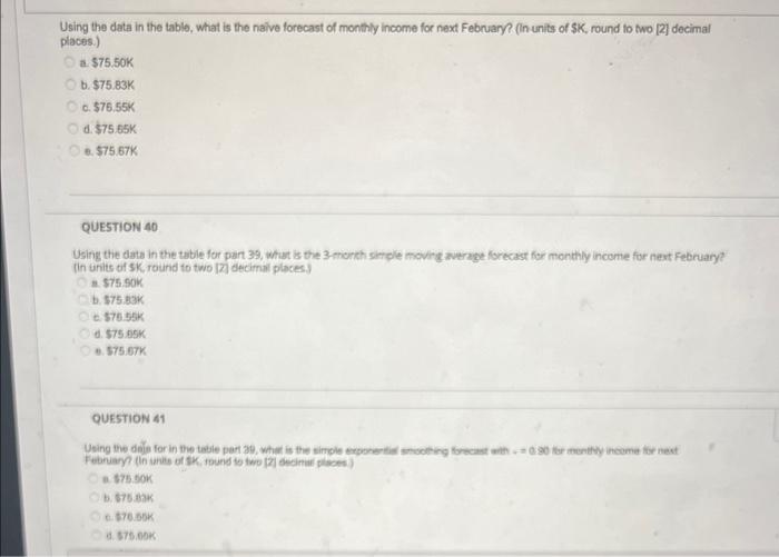 There are three problems: parts 39 to 47. Read
