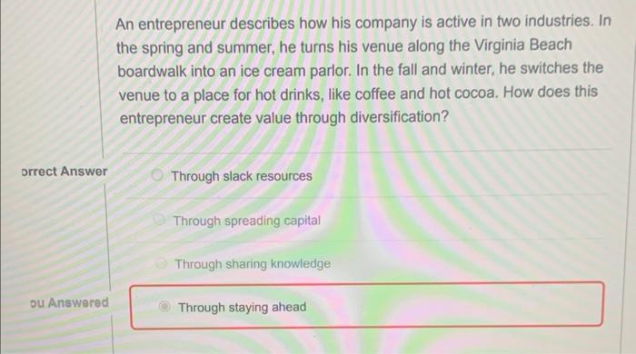 could you explain why option A is the correct