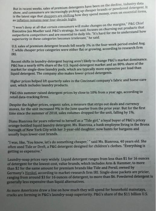 Case Study - Marketing Problem - Proctor \&