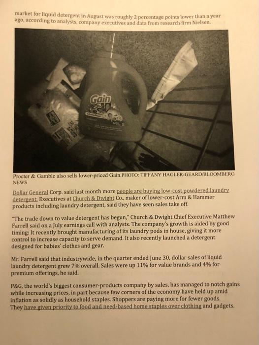 Case Study - Marketing Problem - Proctor \&