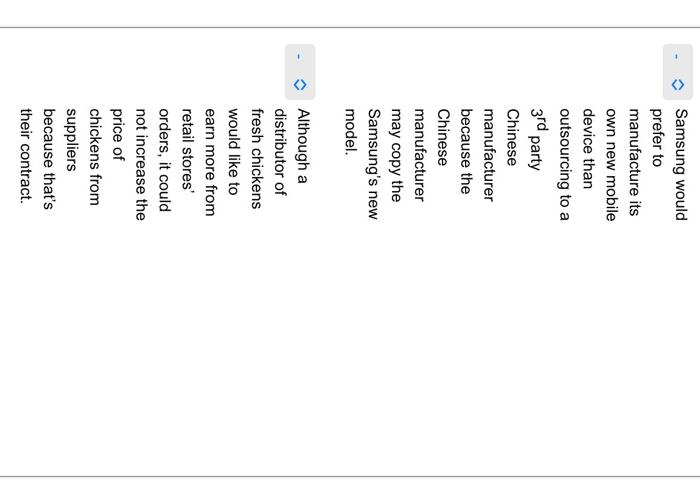 Match Column A (descriptions or examples) with