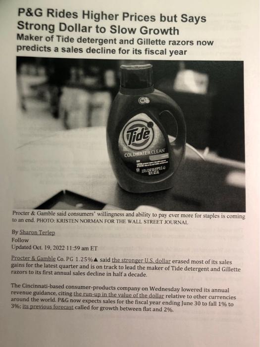 Case Study - Marketing Problem - Proctor \&