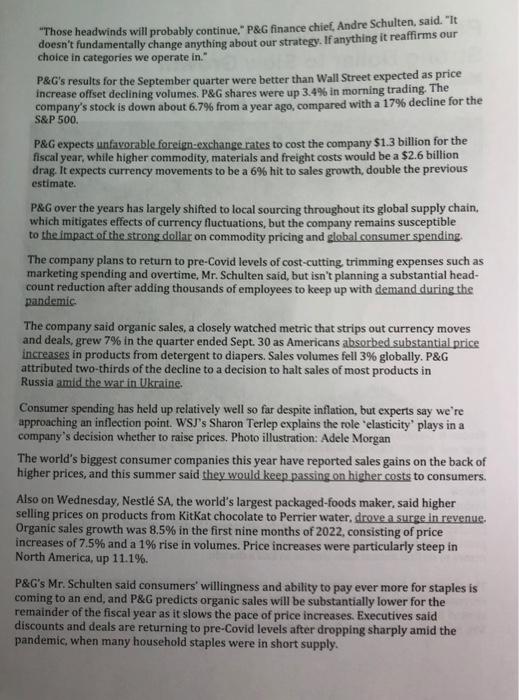 Case Study - Marketing Problem - Proctor \&