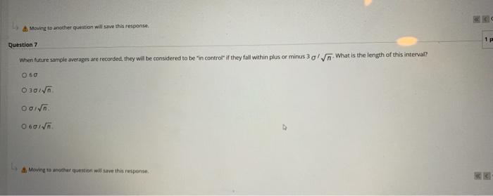 Moving to another question will save this