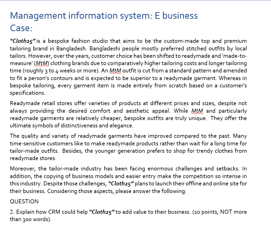 use ms word. please do not copy from others work.