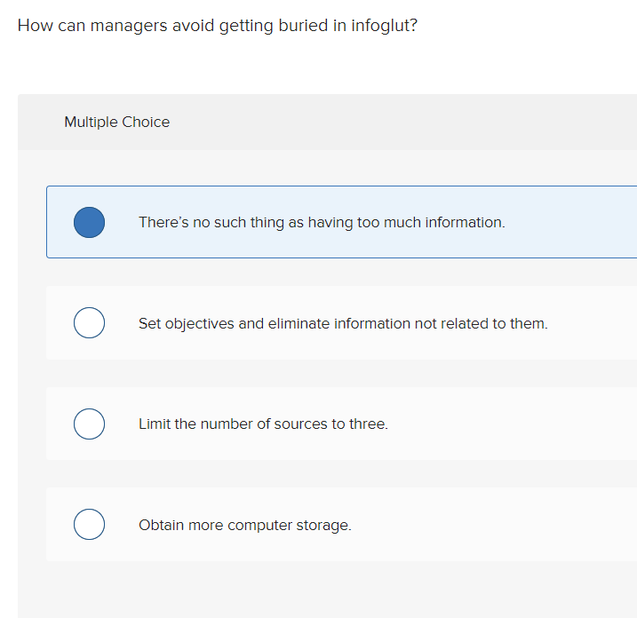 How can managers avoid getting buried in