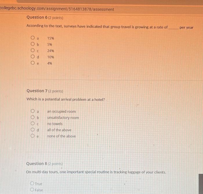 Question 12 (2 points) Most clients will pay for