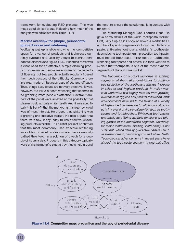 I need to answer the following questions based on