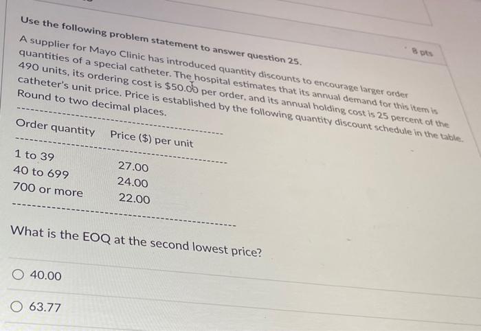 Use the following problem statement to answer