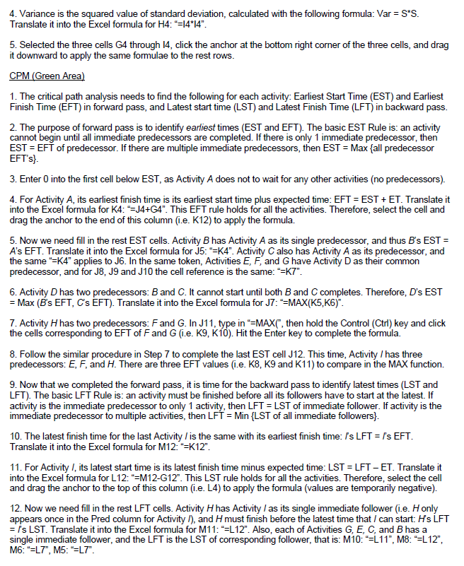 Project Management Objective There are three