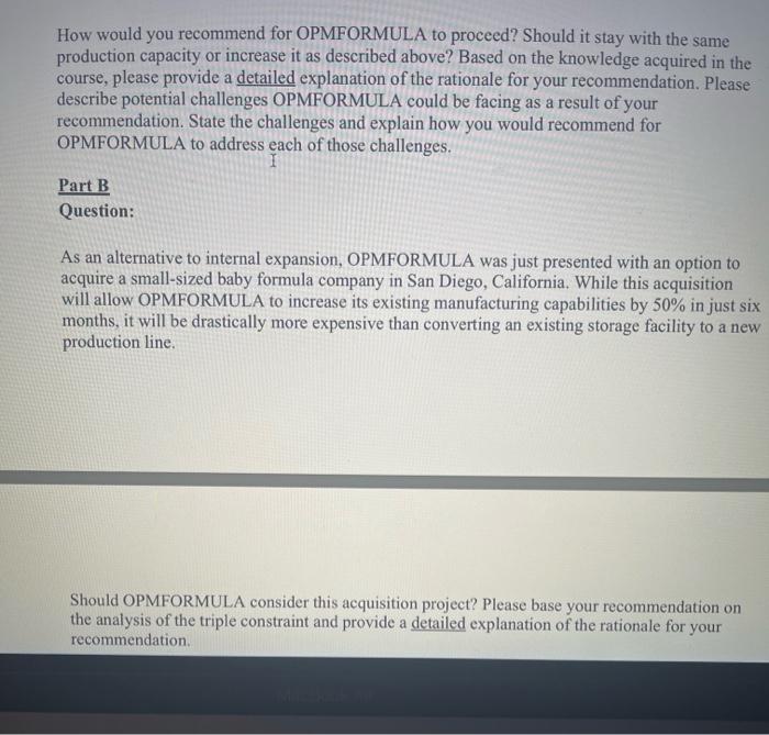 OPMFORMULA is a medium-sized baby formula