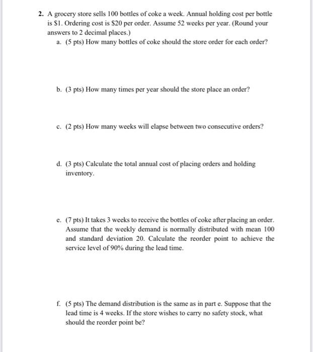 b. (3 pts) How many times per year should the