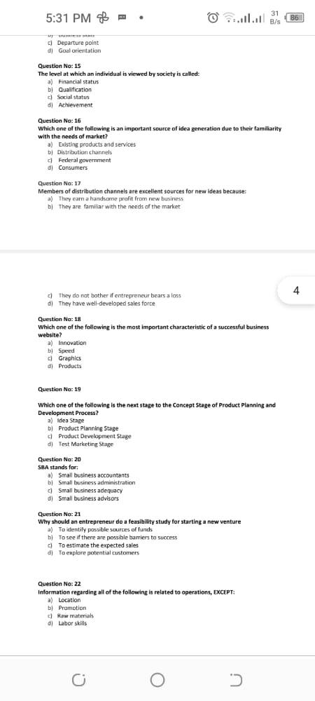 31 5:31 PM Ollill B/s 36 TRICO Departure point d)