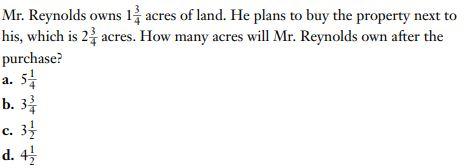 Mr. Reynolds owns 1 acres of land. He plans to